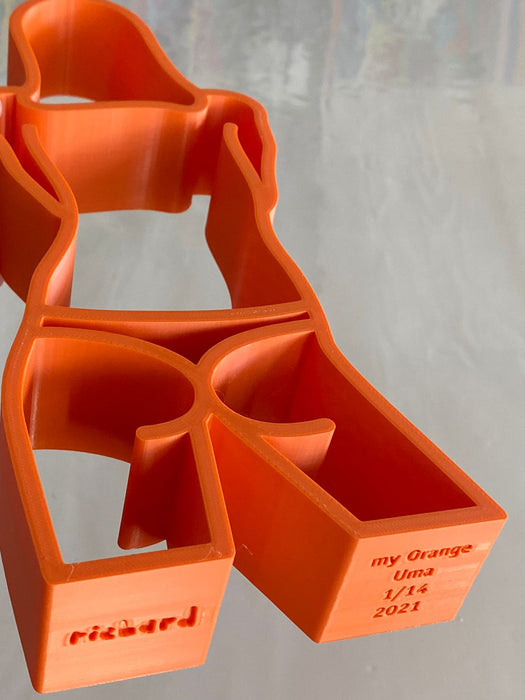 Meine orangefarbene Uma