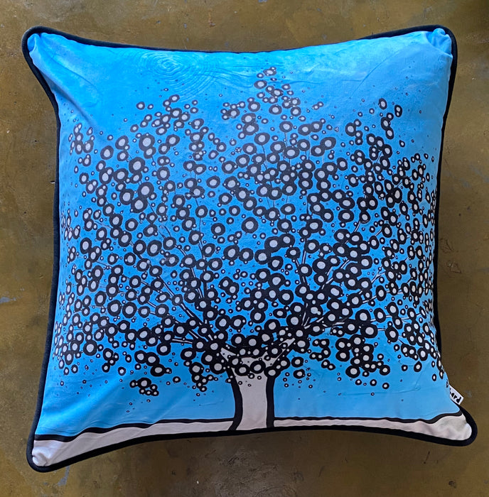 Pulverblauer Baum